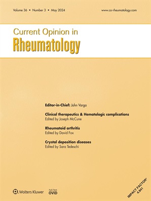 Current opinion in rheumatology