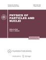 Physics of Particles and Nuclei