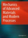 Mechanics of Advanced Materials and Modern Processes