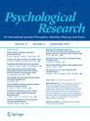 Psychological Research-Psychologische Forschung