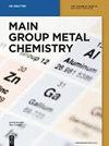 Main Group Metal Chemistry