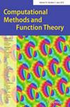 Computational Methods and Function Theory