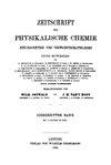 Zeitschrift Fur Physikalische Chemie-Leipzig