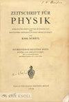 Zeitschrift fur Physik