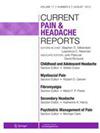 Current Pain and Headache Reports