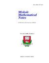 Miskolc Mathematical Notes