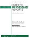 Current Anesthesiology Reports