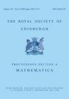 Proceedings of the Royal Society of Edinburgh Section A-Mathematics