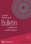 Canadian Mathematical Bulletin-Bulletin Canadien De Mathematiques