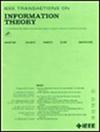 IEEE Transactions on Information Theory