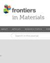 Frontiers in Materials