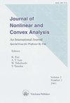 Journal of Nonlinear and Convex Analysis