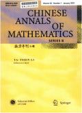 Chinese Annals of Mathematics Series B