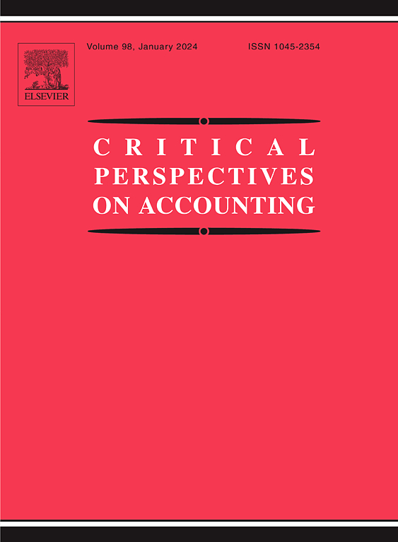 Critical Perspectives on Accounting