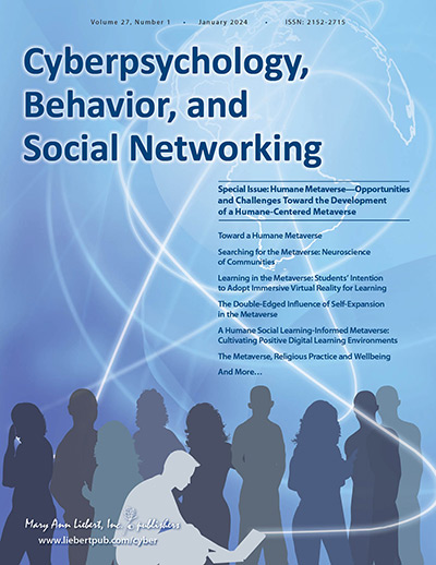 Cyberpsychology, behavior and social networking