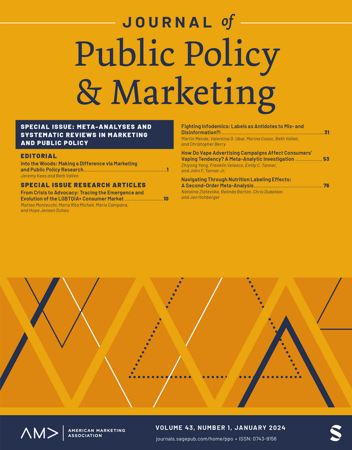 Journal of Public Policy & Marketing