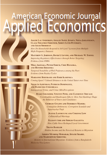 American Economic Journal-Applied Economics