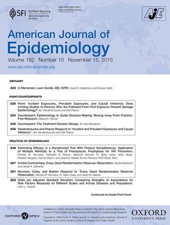 American journal of epidemiology