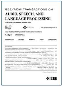 IEEE/ACM Transactions on Audio, Speech, and Language Processing