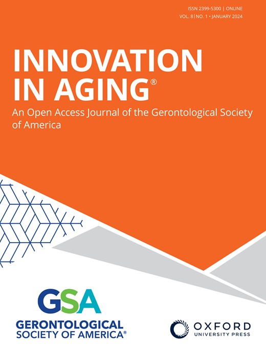 Innovation in Aging