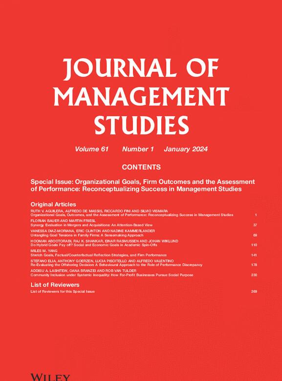 Journal of Management Studies