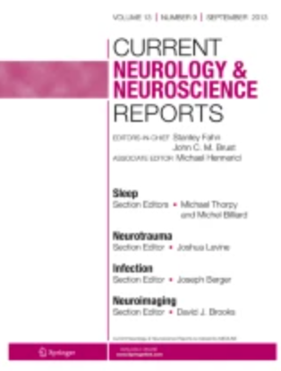 Current Neurology and Neuroscience Reports