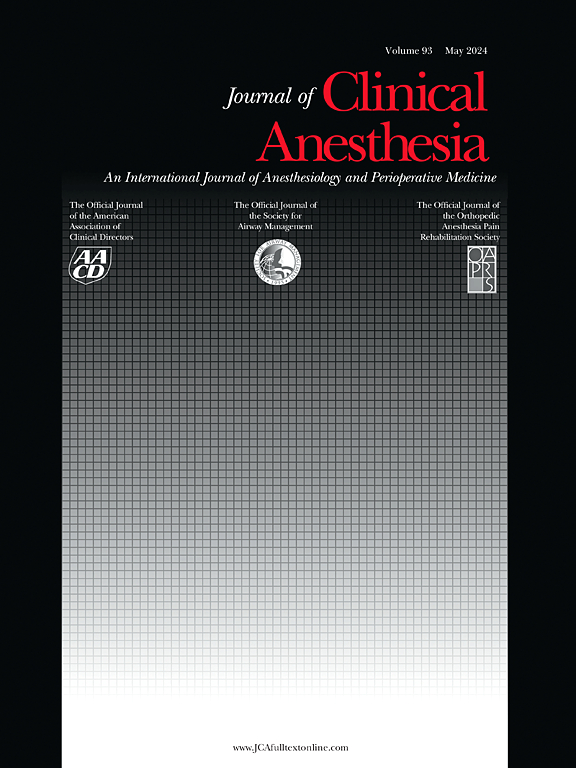 Journal of Clinical Anesthesia