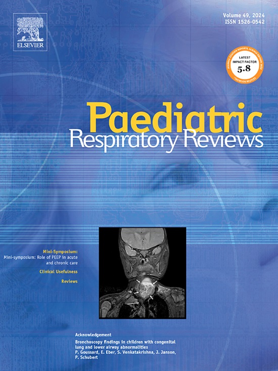 Paediatric Respiratory Reviews