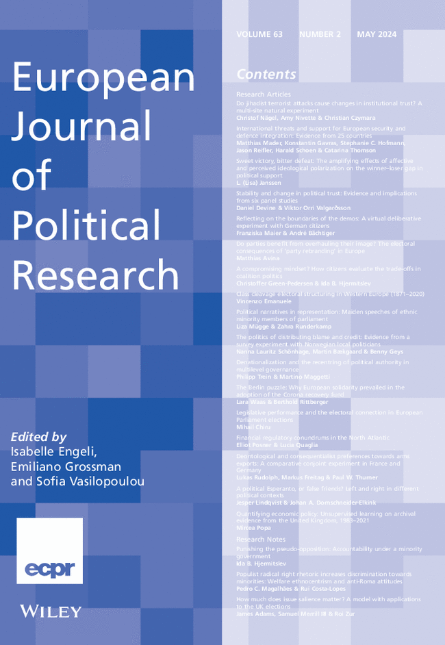 European Journal of Political Research