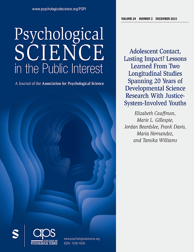 Psychological Science in the Public Interest