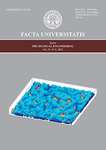 Facta Universitatis-Series Mechanical Engineering