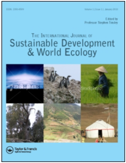 International Journal of Sustainable Development and World Ecology