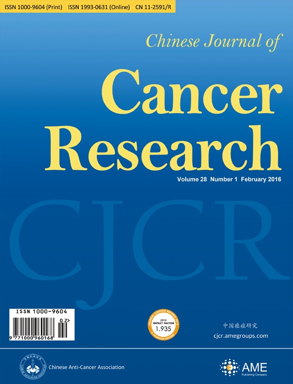 Chinese Journal of Cancer Research