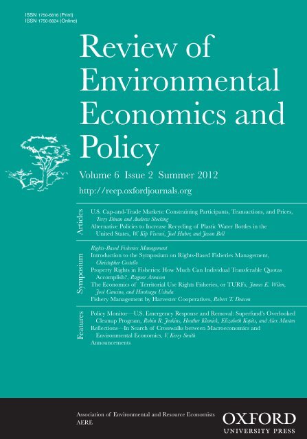 Review of Environmental Economics and Policy