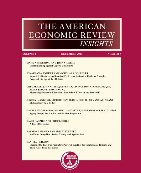 American Economic Review-Insights