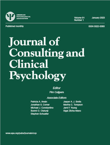 Journal of consulting and clinical psychology