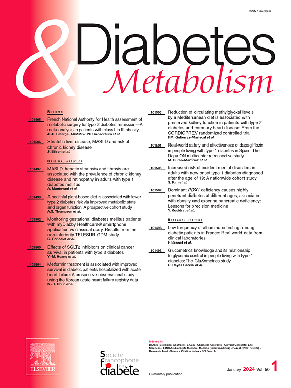 Diabetes & metabolism