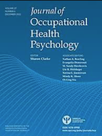 Journal of Occupational Health Psychology