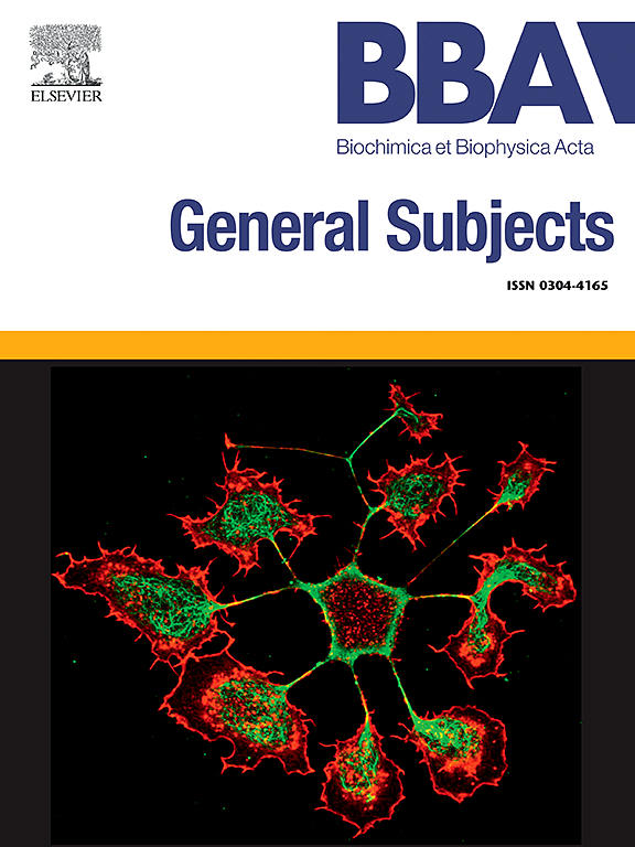 Biochimica et biophysica acta. General subjects