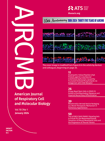 American Journal of Respiratory Cell and Molecular Biology